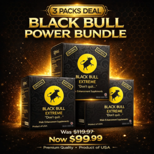 3-Pack Black Bull Honey Package