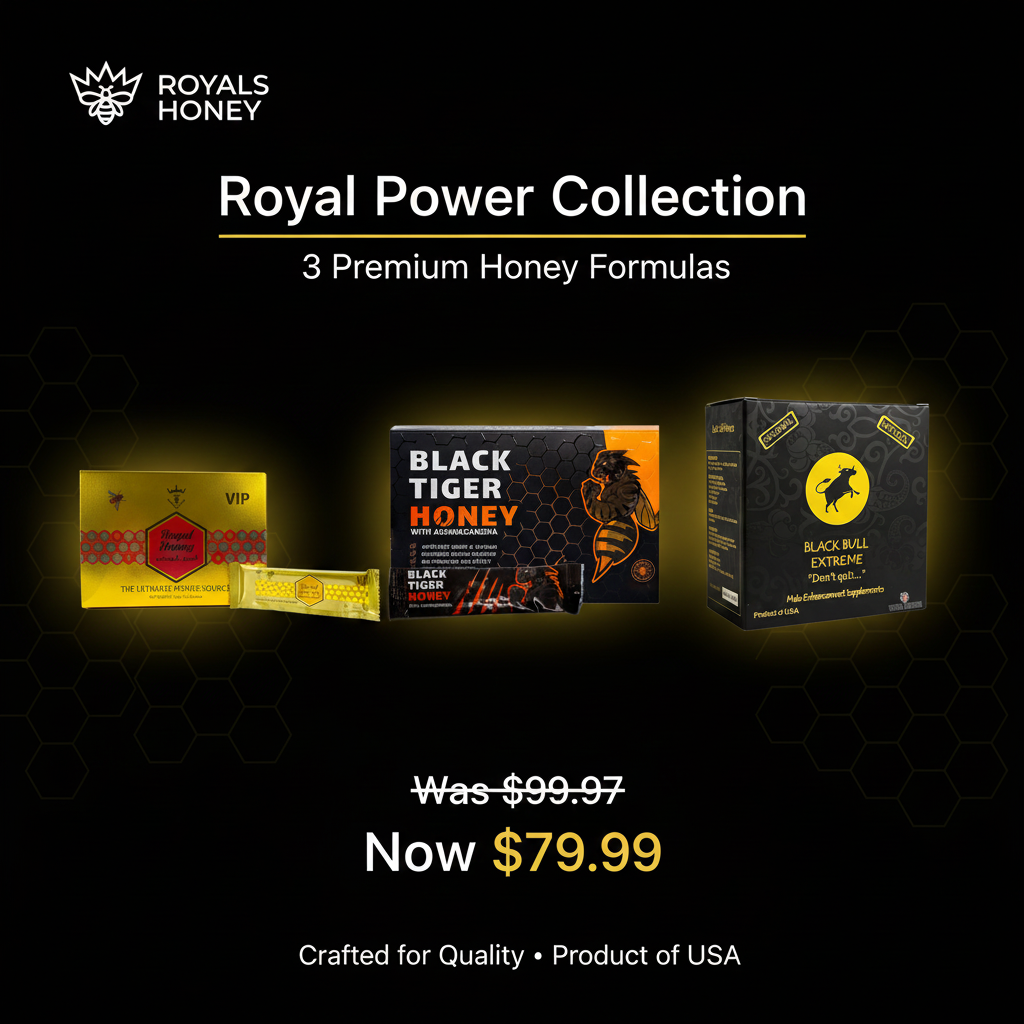 Royal Honey & Black Tiger Honey & Black Bull Honey - Image 3