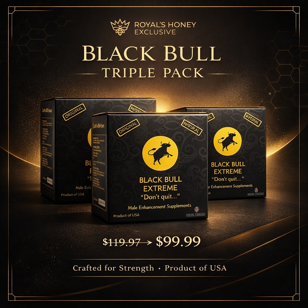 3-Pack Black Bull Honey Package - Image 2