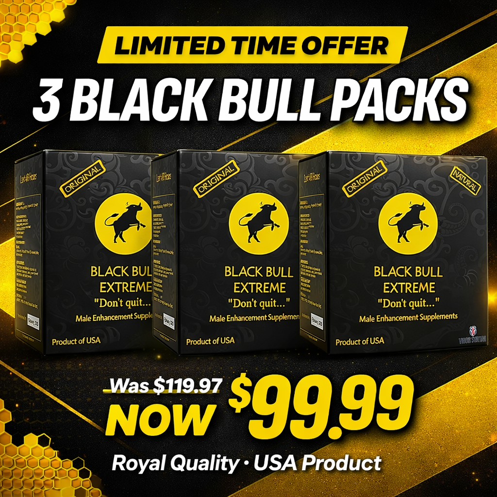3-Pack Black Bull Honey Package - Image 3