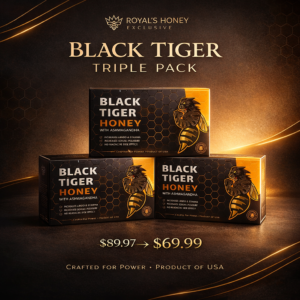 3-Packs Black Tiger Honey Package