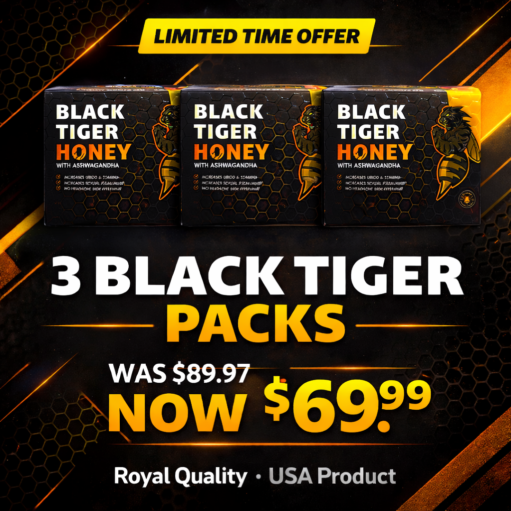 3-Packs Black Tiger Honey Package - Image 2