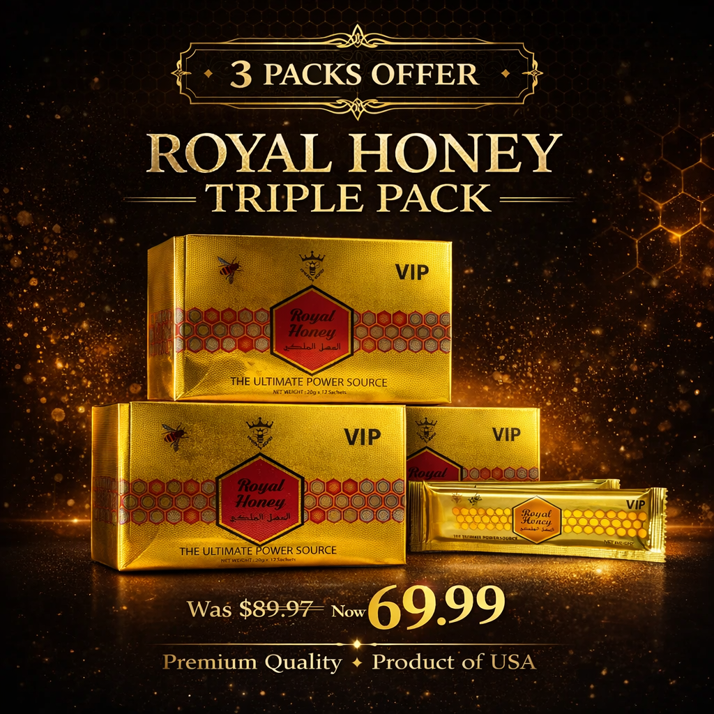 3-Packs of Royal Honey Package