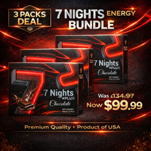 3 Packs of 7 nights Chocolate