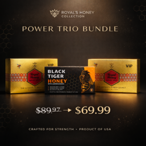 2 packs of Royal Honey & 1 Pack of Black Tiger Honey (Power Trio Bundle)
