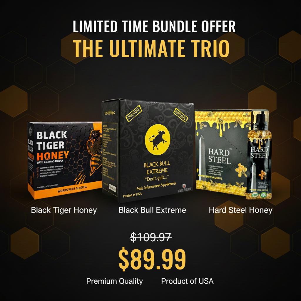 Black Tiger Honey & Black Bull Honey & Hard Steel Honey - Image 2