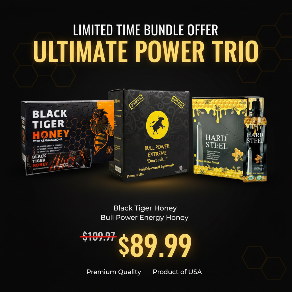 Black Tiger Honey & Black Bull Honey & Hard Steel Honey - Image 3