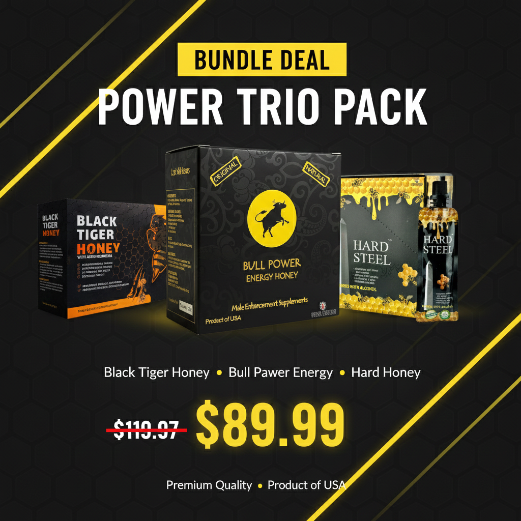 Black Tiger Honey & Black Bull Honey & Hard Steel Honey - Image 4